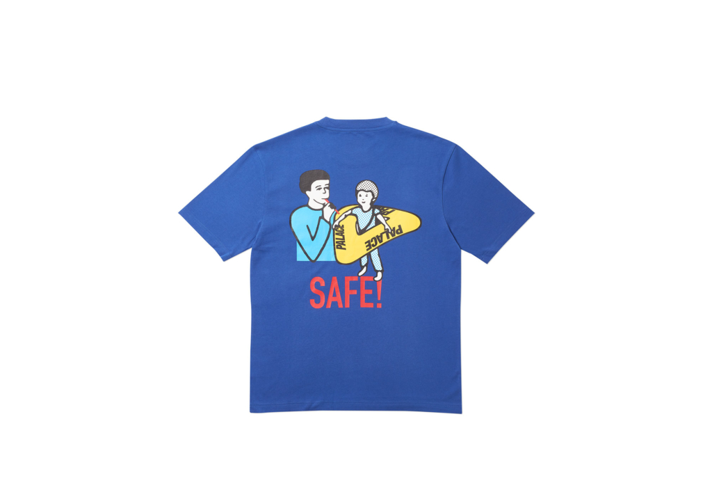 Palace Safe T-Shirt Blue