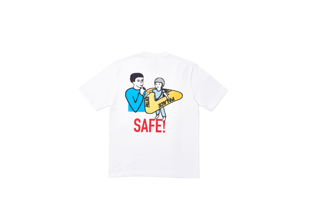 Palace Safe T-Shirt White - SS19 Men's - US