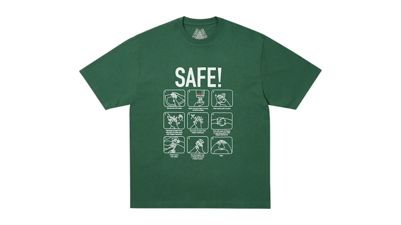 Palace Safe T-shirt (FW26) Racey Green