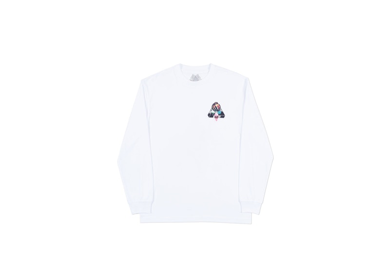 Palace Sans Ferg Longsleeve T-Shirt White Men's - SS18 - US