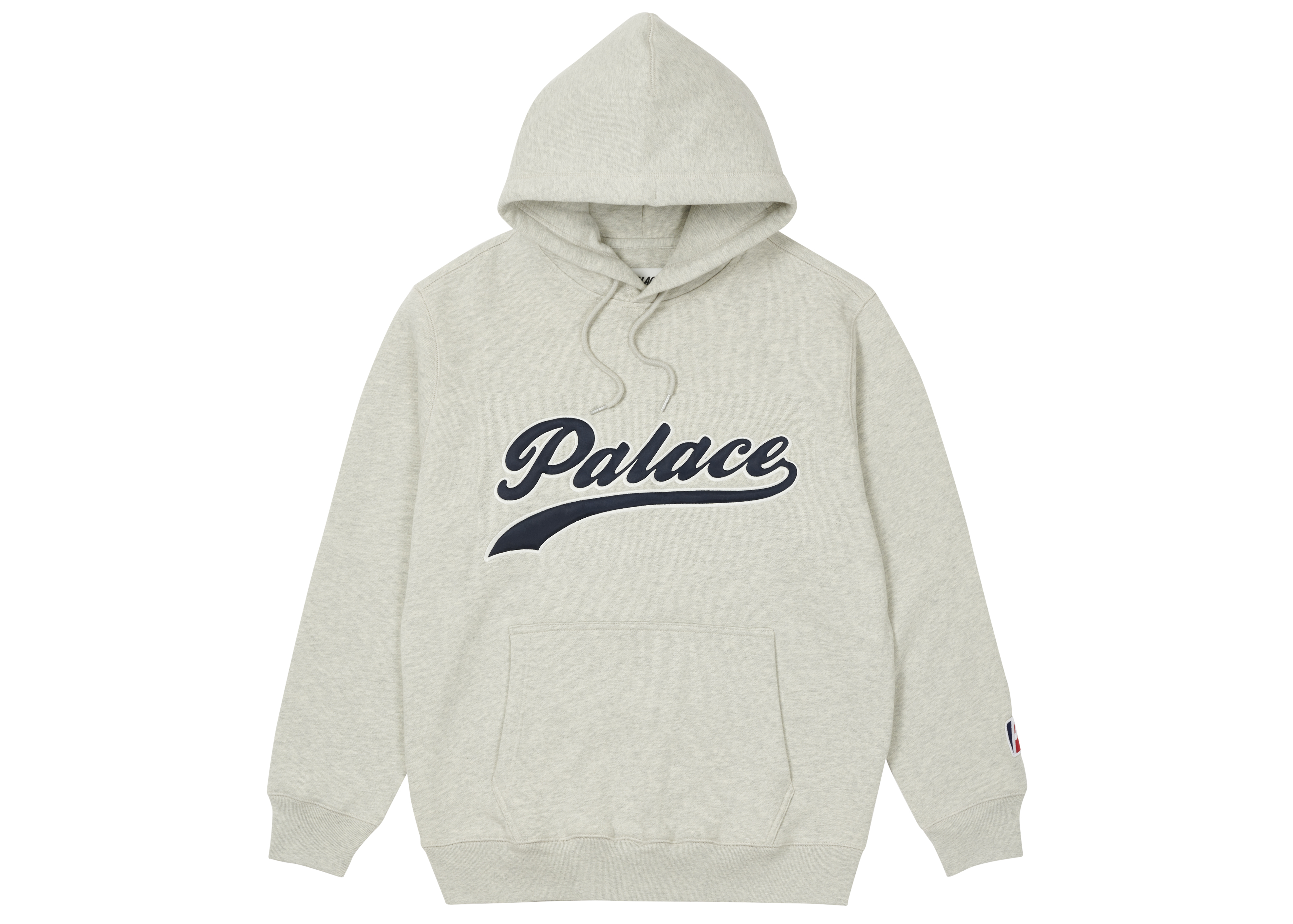 Palace Satin Hood Grey Marl Men s SS21 US