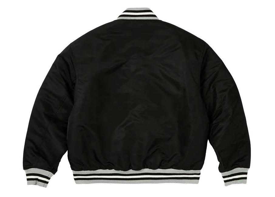 Palace Satin The Arena Jacket Black Men's - FW23 - GB