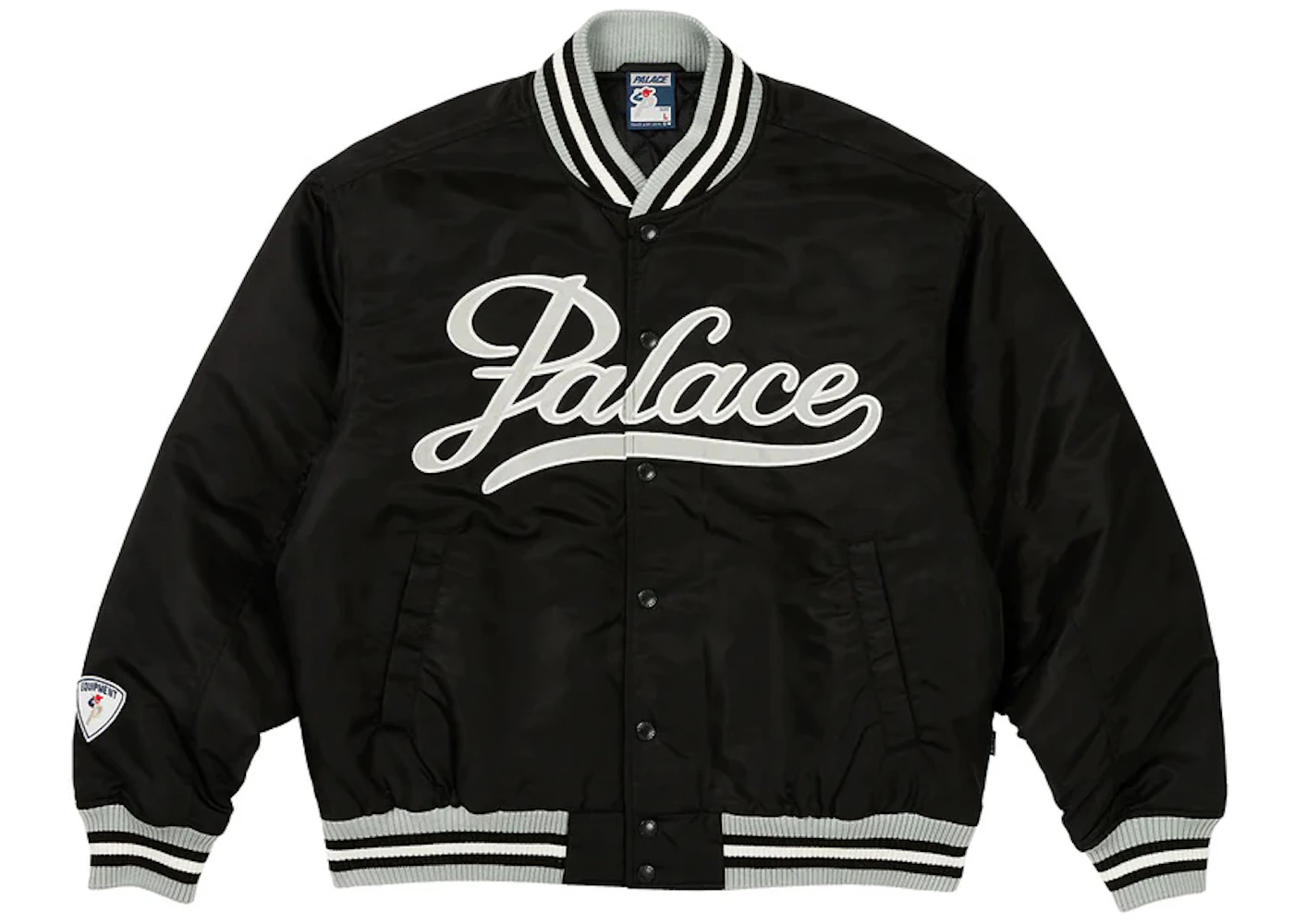 Palace Satin The Arena Jacket Black Men's FW23 US