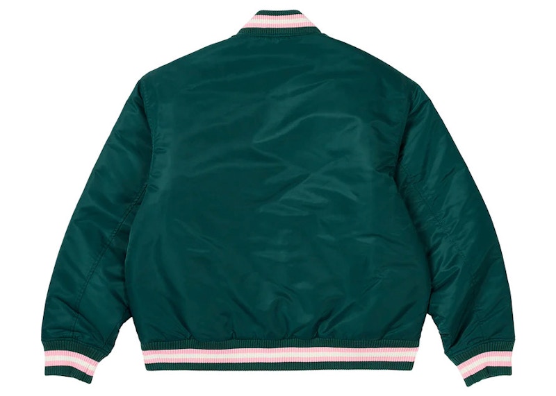 Palace Satin The Arena Jacket Green