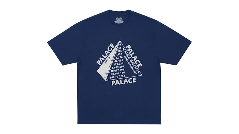 Palace Scheme T-Shirt Navy Men's - FW25 - US