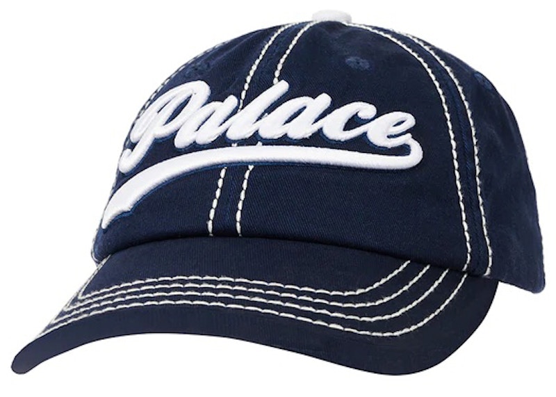 Palace Script 6-Panel Navy - SS22 - US