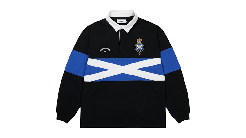 トップス PALACE PATCHWORK RUGBY BLACK Palace-Scrum-Rugby-Black.jpg?