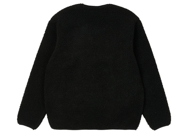 Palace Shearling Cardigan Black