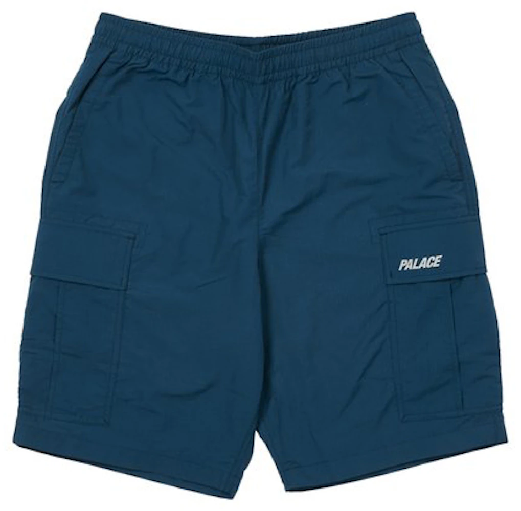 Palace Shell Cargo Shorts (FW21) Petrol Blue Men's - FW21 - US