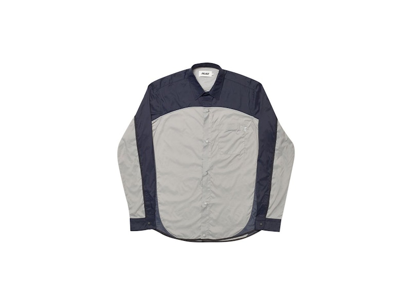 Palace Shell Out Shirt Grey/Navy