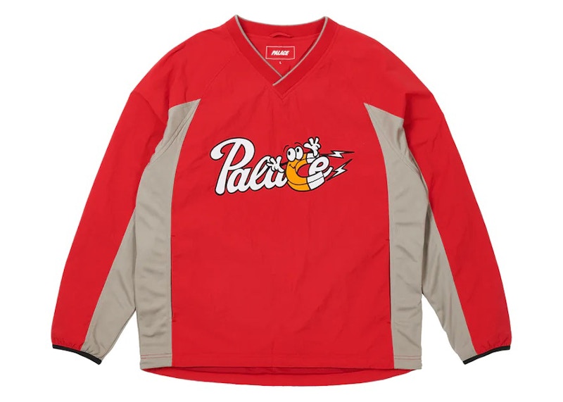 Palace Shell Pullover Red Men's - SS22 - GB