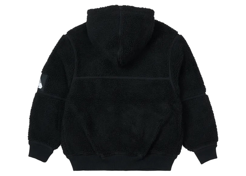 Palace Sherpa Hooded Jacket Black Men's - FW22 - GB