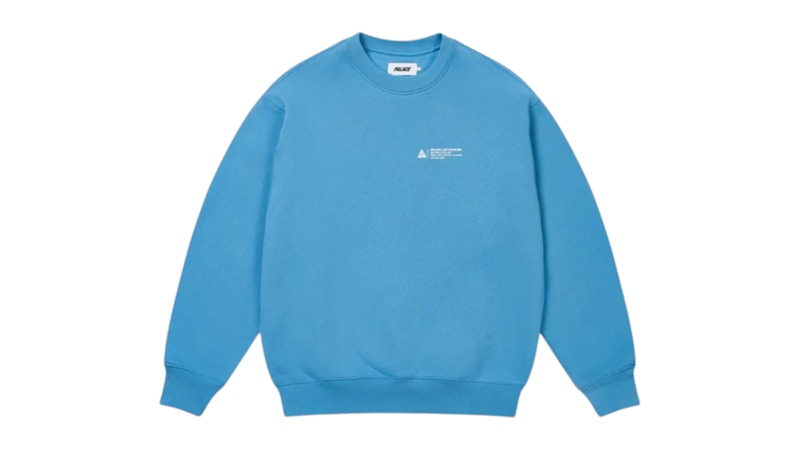 Palace Shop Locator Crew Ocean Blue
