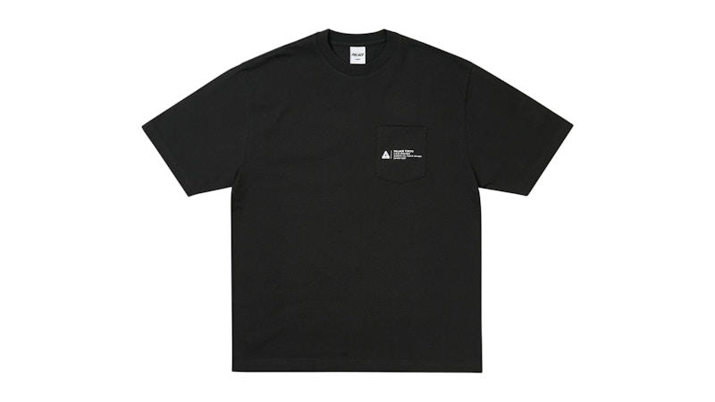 Palace Shop Locator Pocket Tokyo T-Shirt Black Men's - FW25 - US