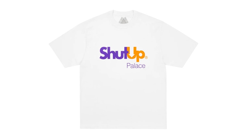 【新品】　PALACE Shut Up Tee Tシャツ Palace Shut Up T-Shirt White Men's - FW25 - US