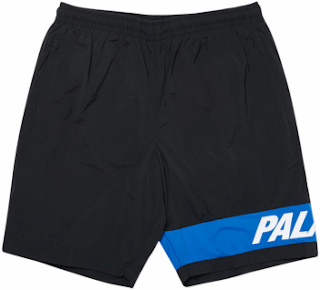 Palace Side Shorts Black/Blue Men's - SS20 - US