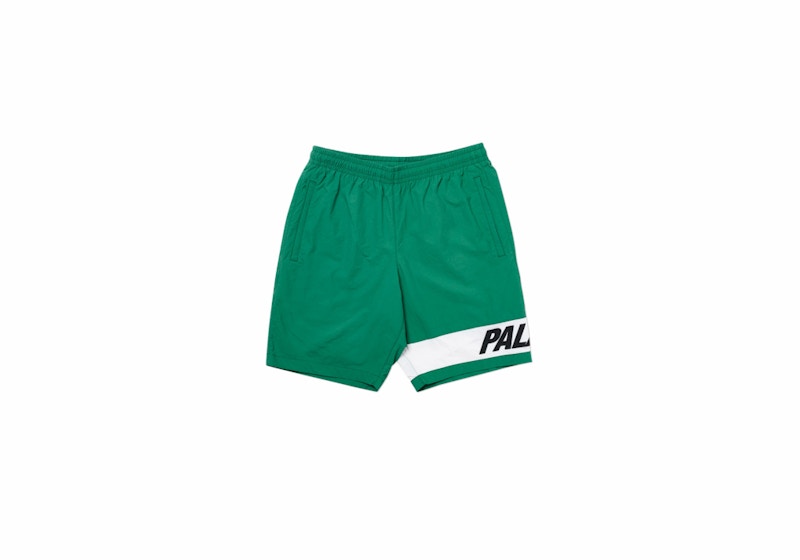 Palace Side Shorts Green/White Men's - SS20 - GB