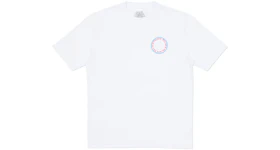 Palace Sircle T-Shirt White/Blue/Red
