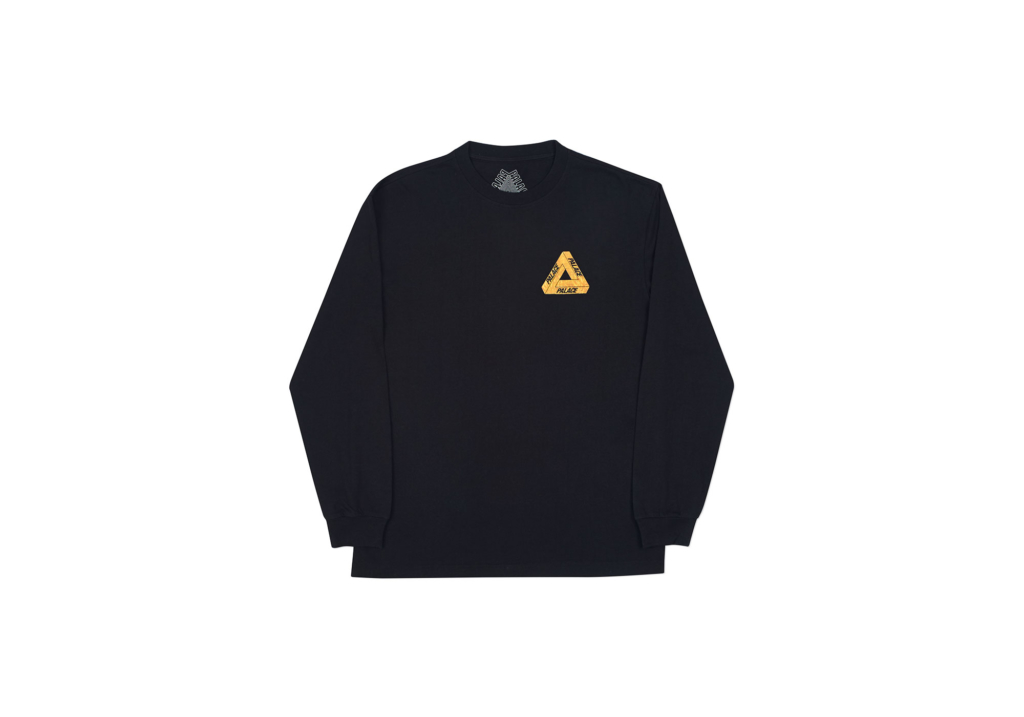 Palace Skeledon Longsleeve Black/Yellow Men's - Spring 2017 - US