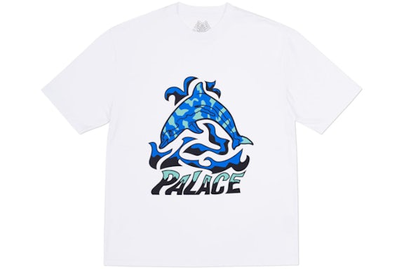 Palace Sketchy Dolphin T-Shirt White