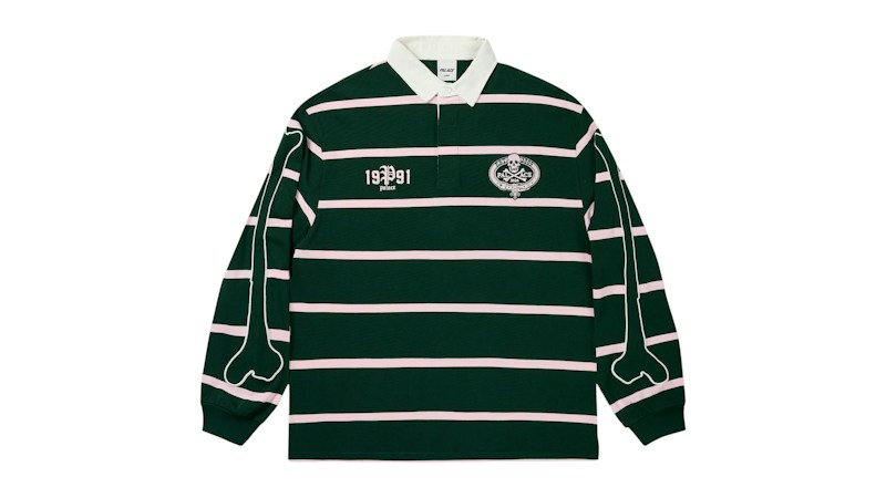 Palace Skull Crest Rugby Racey Green