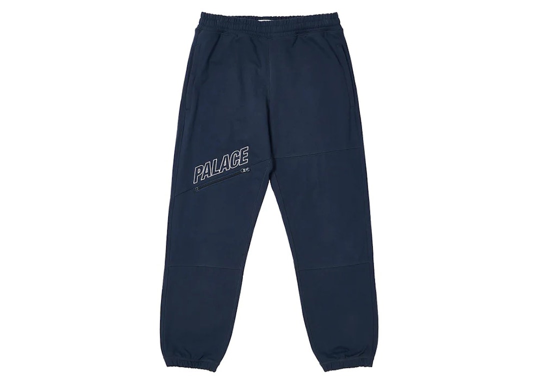 Pre-owned Palace Slant Zip Joggers Blue