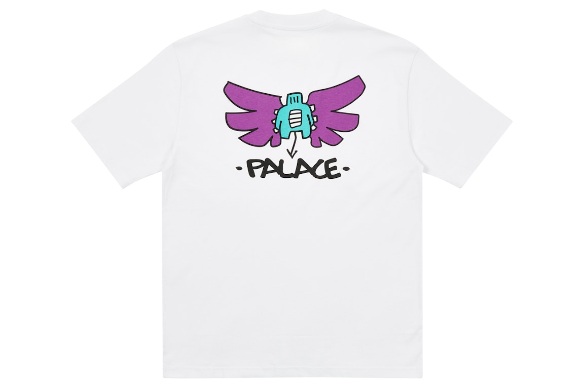 Pre-owned Palace Slap Angel T-shirt White