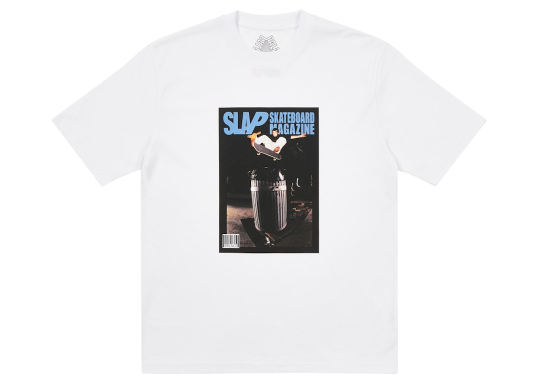 Pre-owned Palace Slap Mag Cover T-shirt White