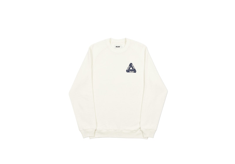 Palace Slub Crew Ecru Men's - FW18 - US