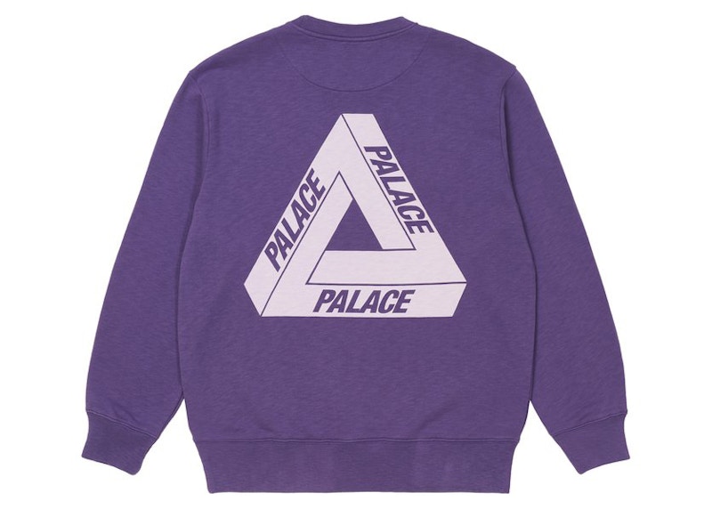 Palace Slub Crew (FW21) Purple Men's - FW21 - GB