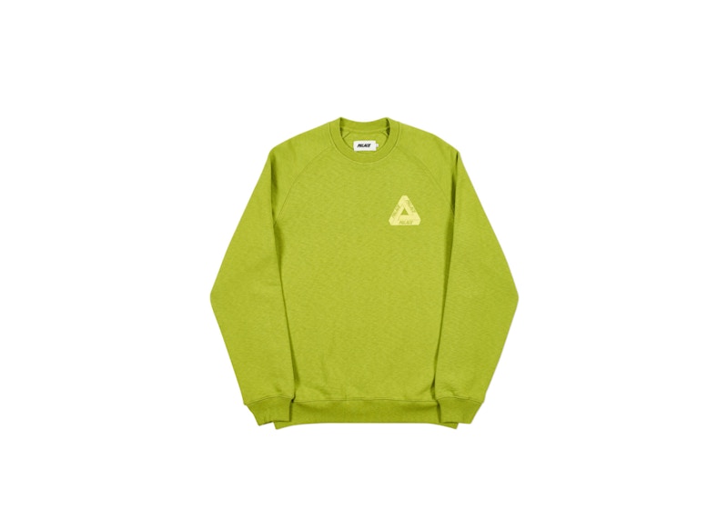 Palace Slub Crew Green Men's - FW18 - US