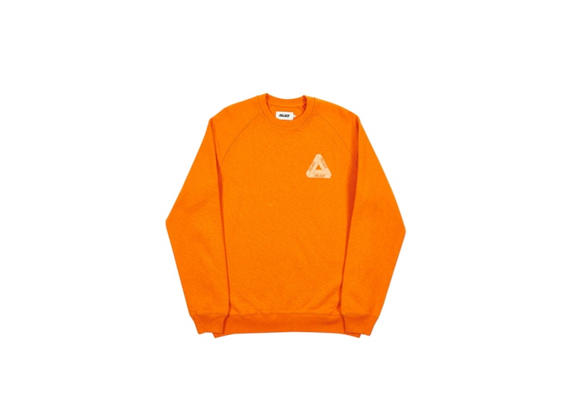Palace Slub Crew Anaranjado