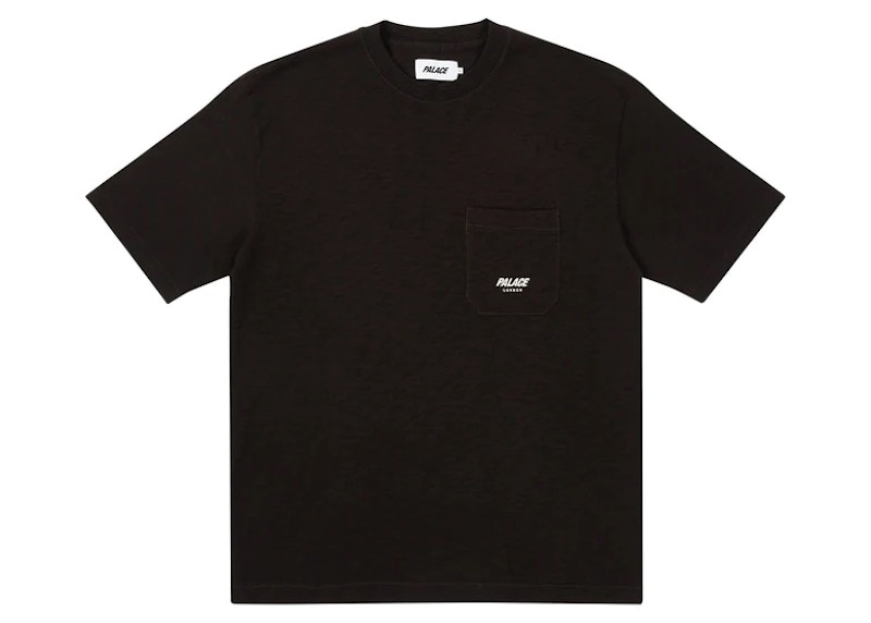 Palace Slub Pocket Zig Zag T-shirt Black Uomo - SS22 - IT