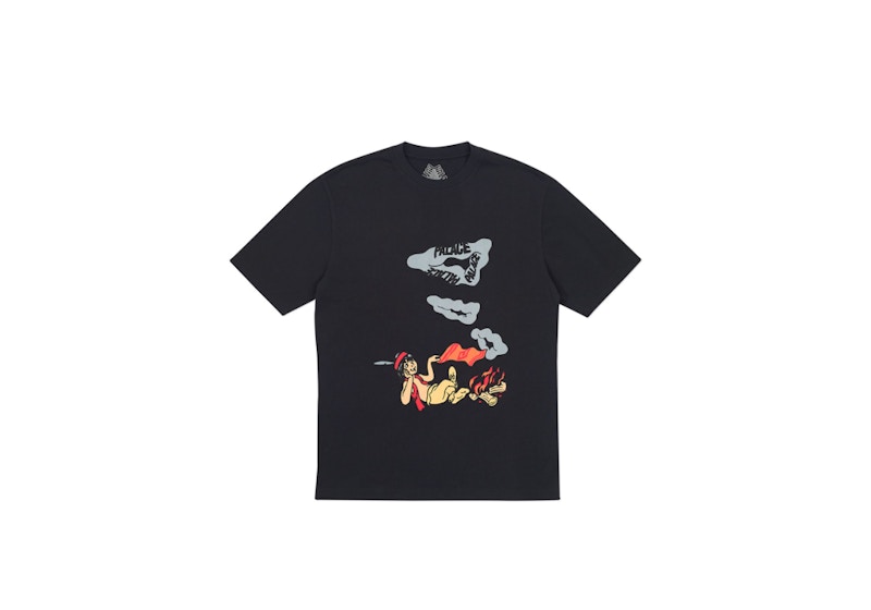 Palace Smoke Sig T Shirt Black Men s Ultimo 2017 US