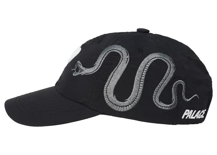 Palace Snake P 6-Panel Black