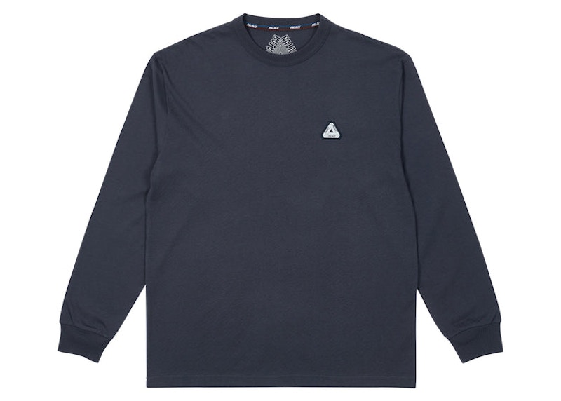 Pre-owned Palace Men's  Sofar Longsleeve (ss22) In Navy Blue