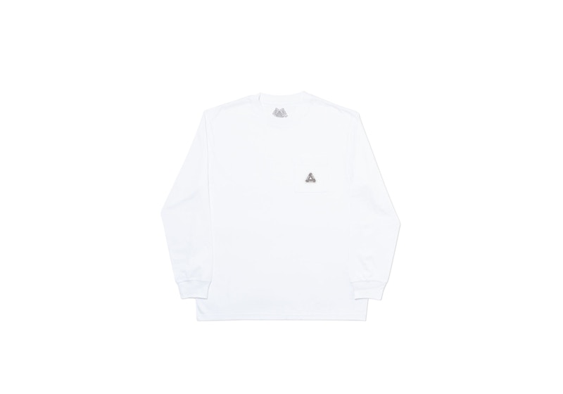 Palace Sofar Pocket (FW19) Longsleeve White Men's - FW19 - GB
