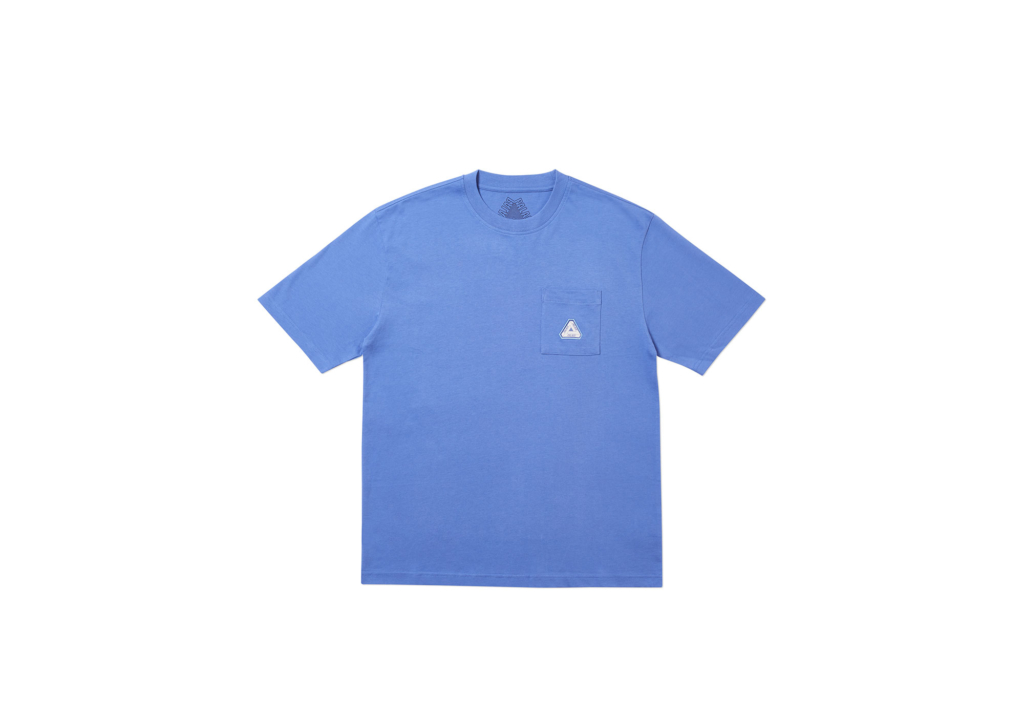 Palace Sofar Pocket T-Shirt Soft Blue Men's - SS19 - GB