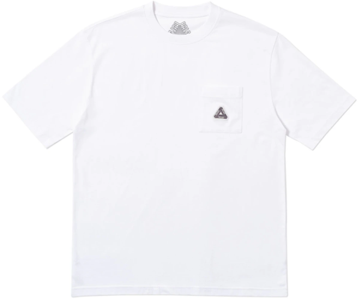 Palace Sofar Pocket T-Shirt White Men's - SS19 - US