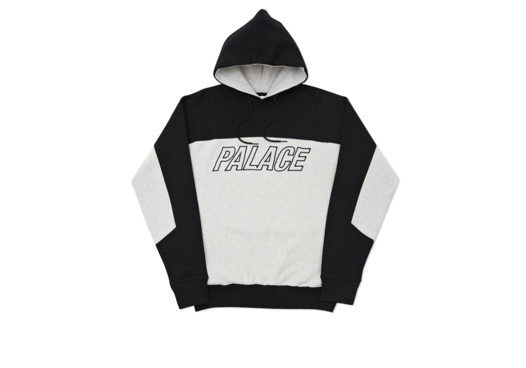 Palace Space Hoodie Black/ Grey Marl Men's - Winter 2016 - US