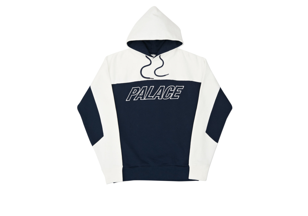 Palace Space Hoodie White/Navy Men's - Winter 2016 - US