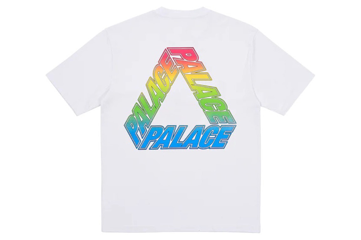 Pre-owned Palace Spectrum P3 T-shirt White