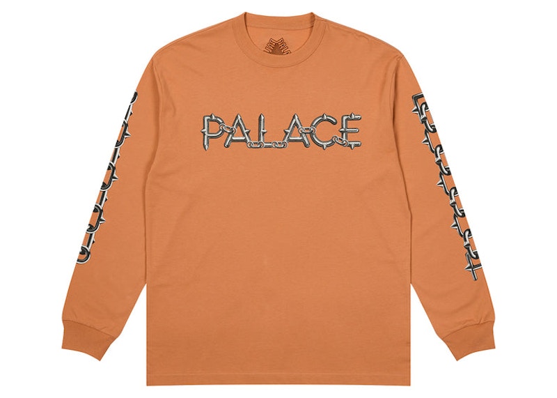 Palace Spike L/S Tee Caramel Men's - SS22 - US