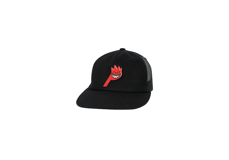 Palace Spitfire Live To Bun Mesh 5-Panel Black - FW20 - US