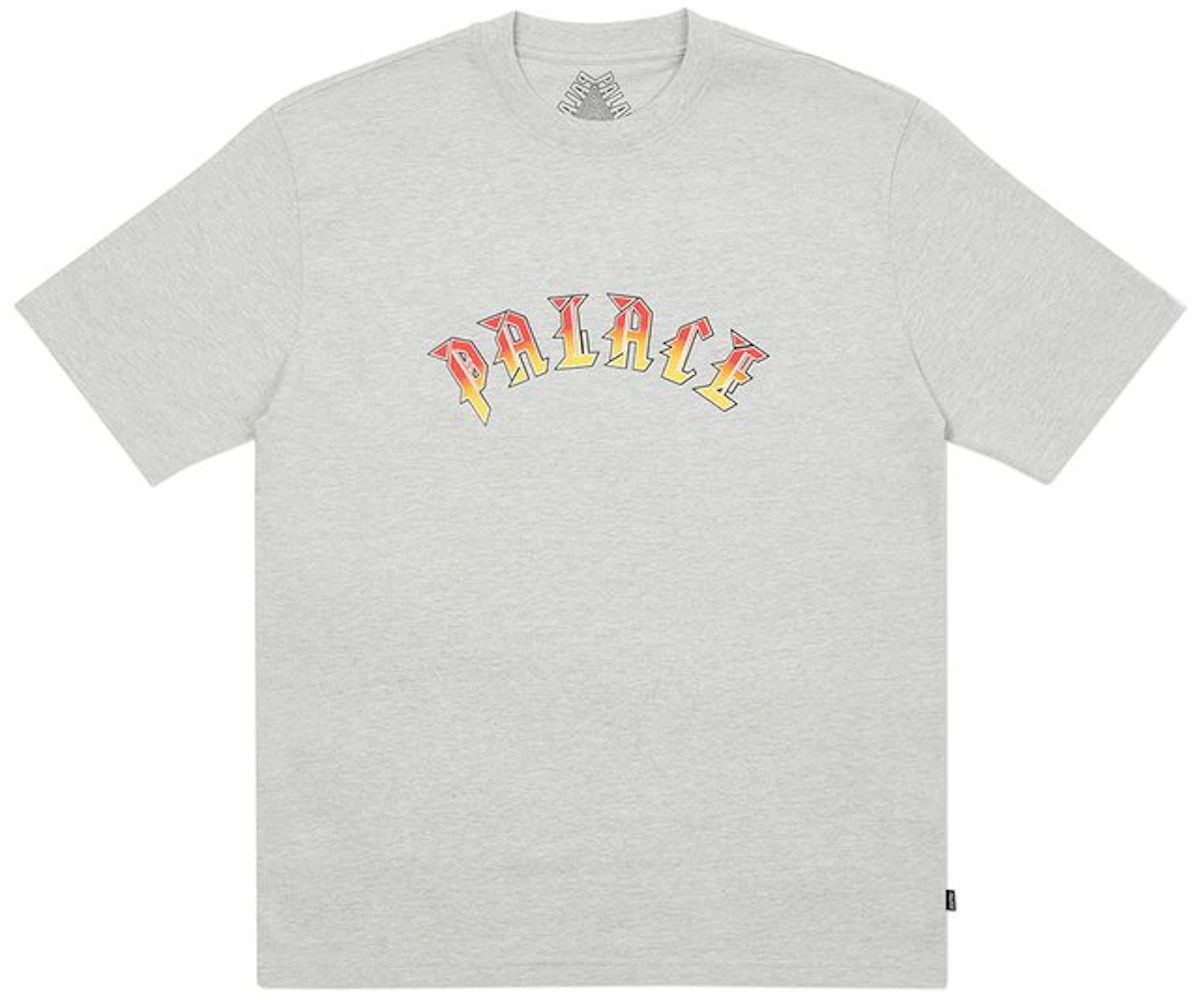 Palace Spitfire P-Fire T-Shirt Grey Marl Men's - FW20 - US