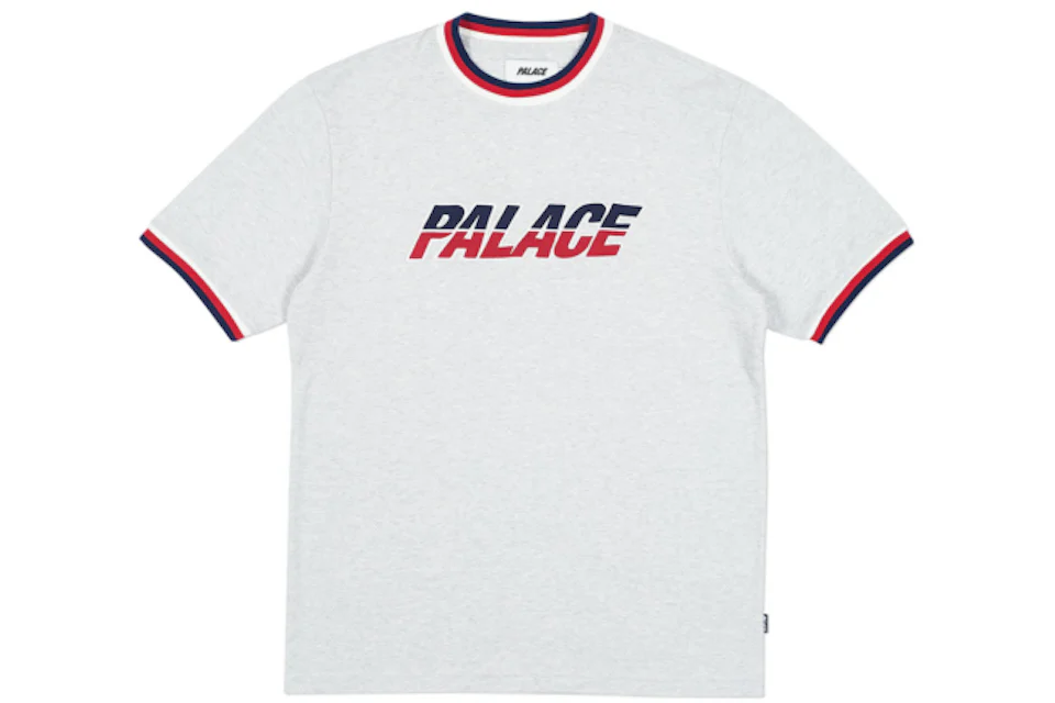 Palace Split Handle T-Shirt Light Grey Marl Men's - SS18 - US