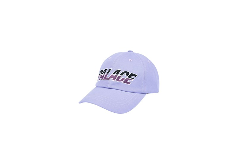 Palace Split Logo Hat Purple