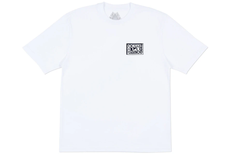 Palace Split T-Shirt White/Black