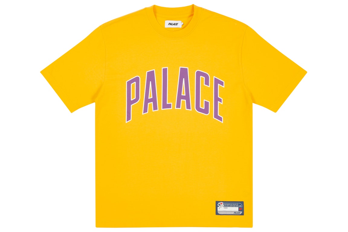 Pre-owned Palace Sportini T-shirt Yellow