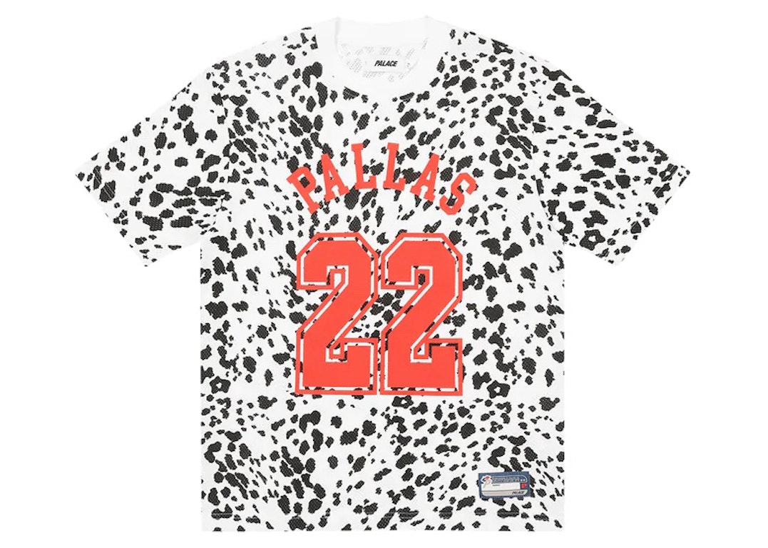 Pre-owned Palace Sports Mesh T-shirt Dalmation